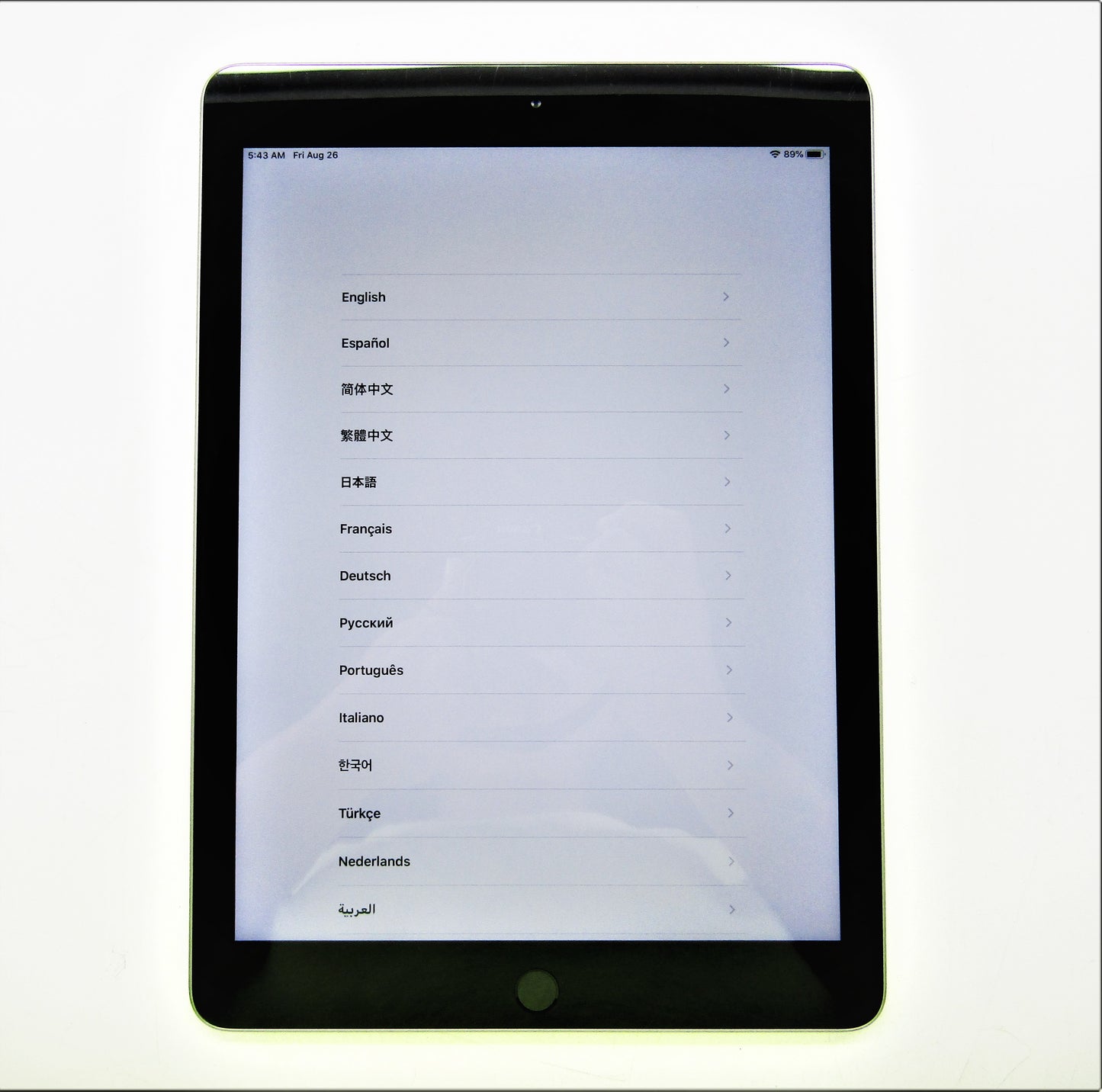 Apple iPad (6th Generation) A1893- 128GB - Wi-Fi, 9.7in, iOS 15- Space Gray