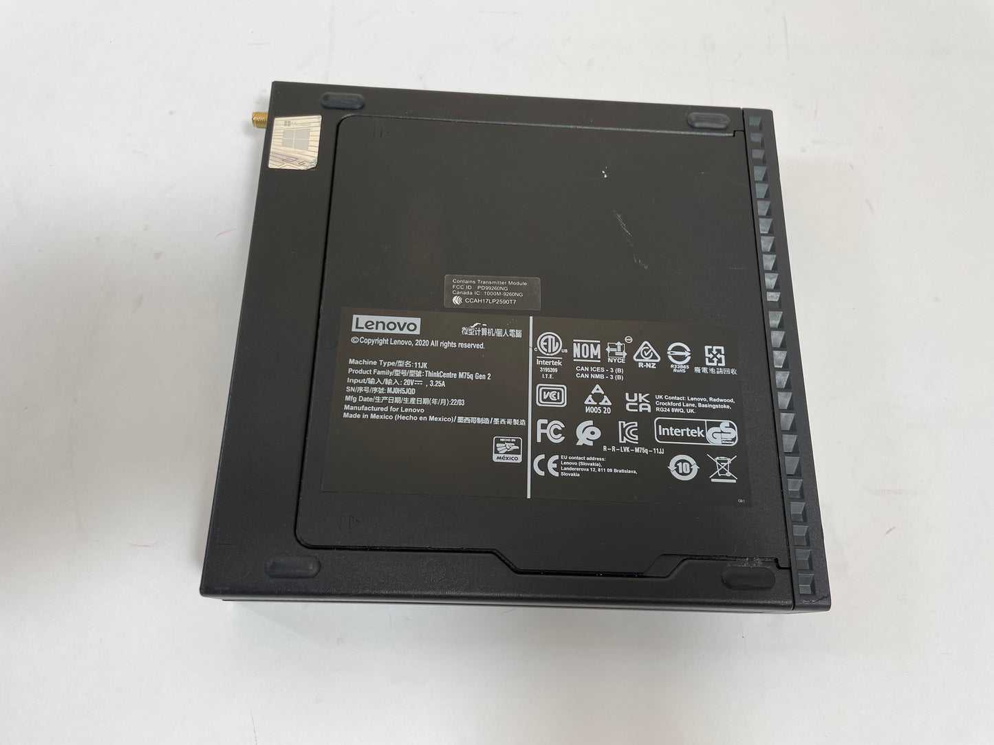 LENOVO THINKCENTRE M75Q GEN 2 Ryzen 5 4650GE 256 GB 16 GB Windows 11 Pro