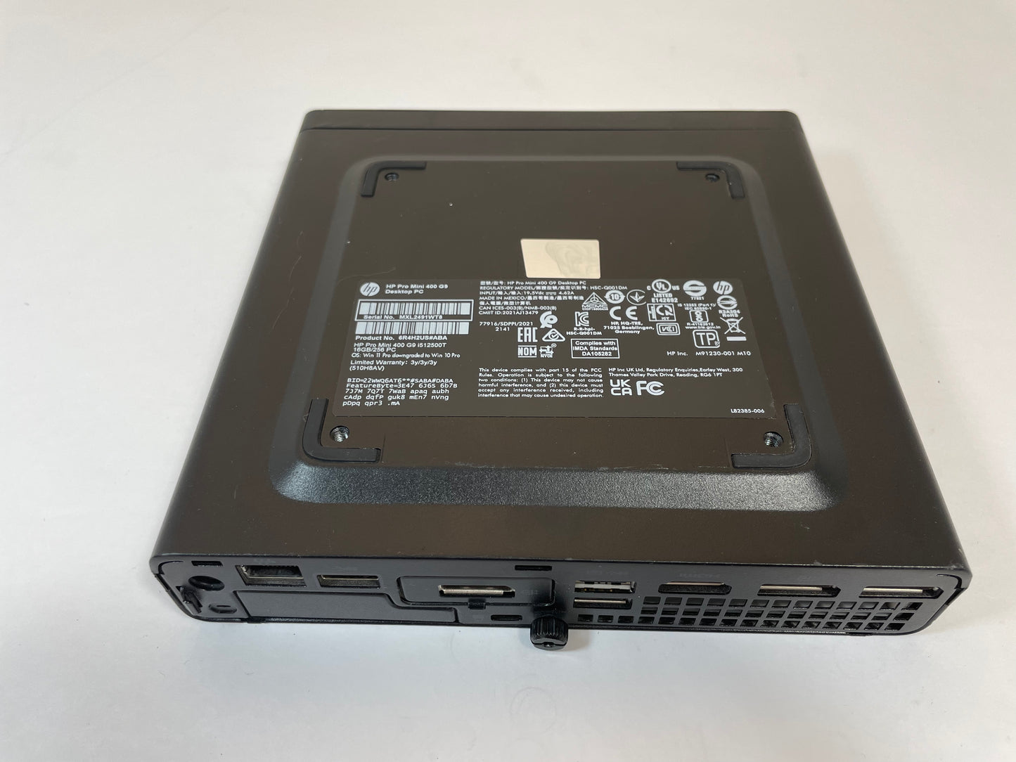 HP PRO MINI 400 G9 Desktop i5 12500 256GB 16GB RAM Windows 11