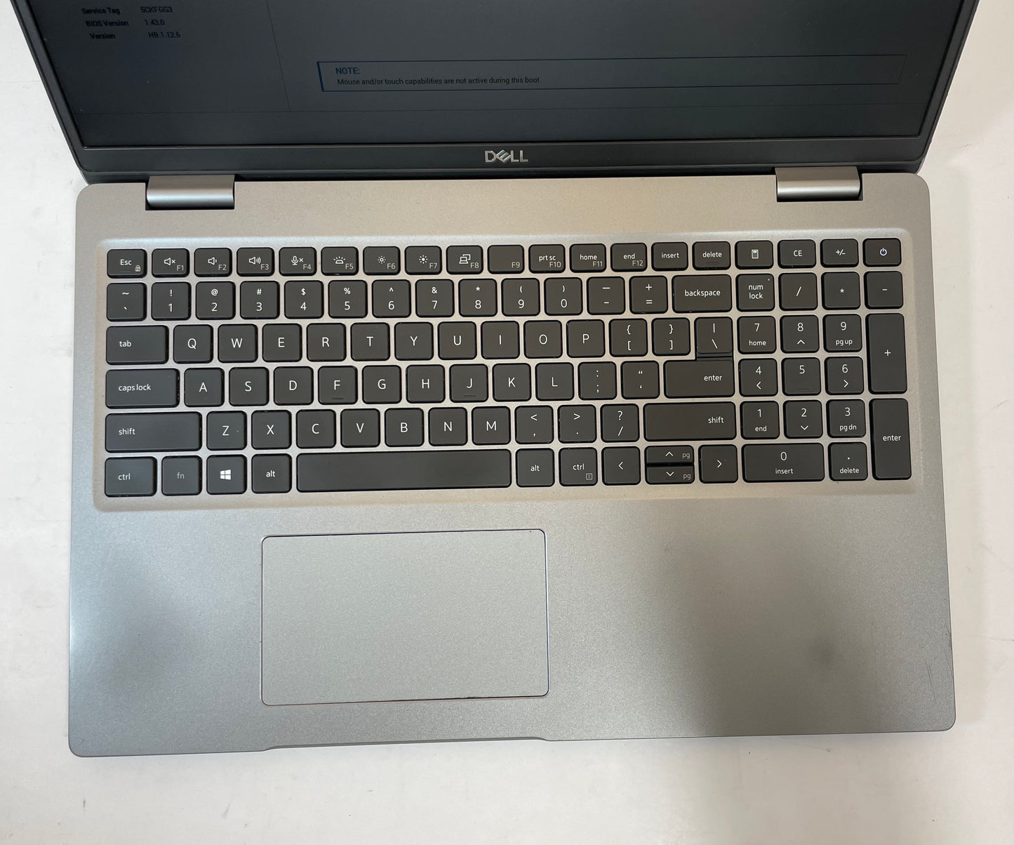 DELL LATITUDE 5520 15" Laptop i5 1145G7 256GB 16GB NVMe -No OS or AC Included