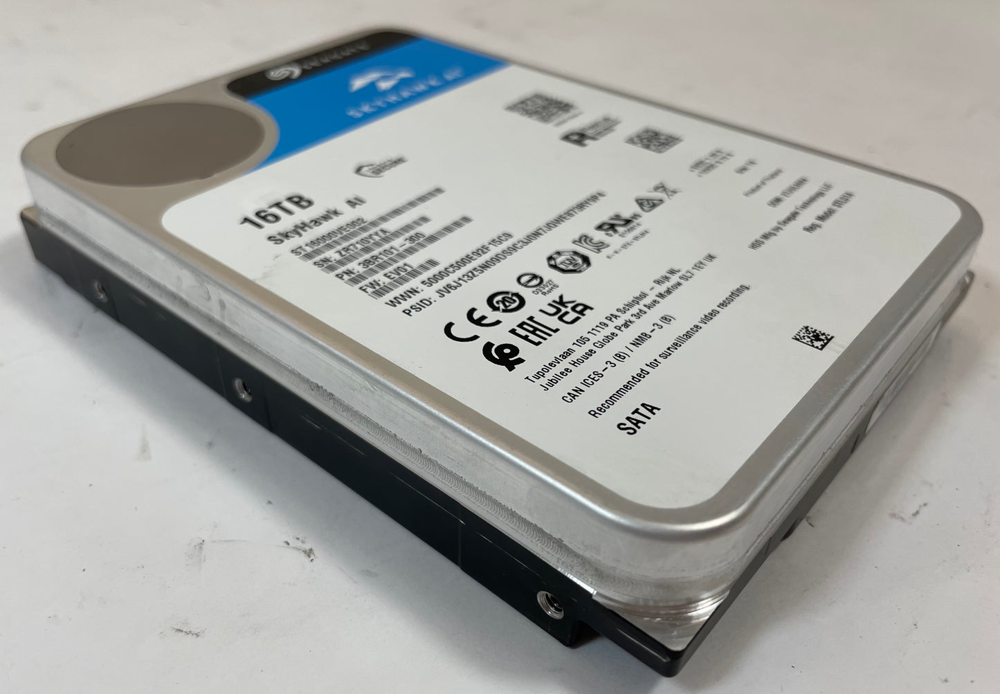 SEAGATE SkyHawk AI ST16000VE002 3.5" Internal Surveillance HDD SATA 16TB