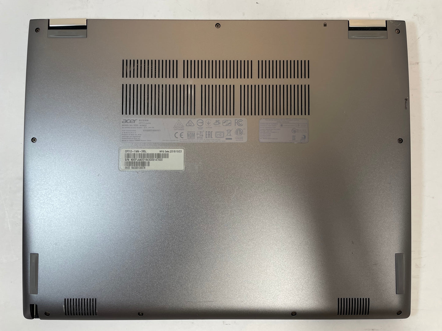 ACER Chromebook 2n1 13.6" Touchscreen Laptop i5 8250U 8GB 64GB eMMC Chrome OS