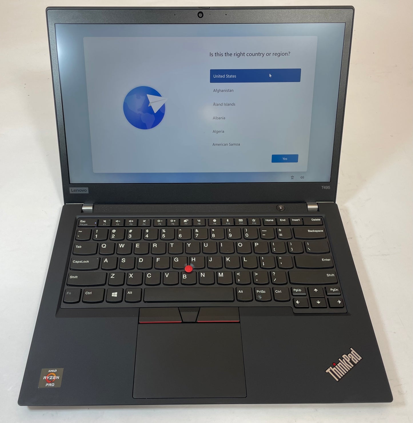 LENOVO THINKPAD T495 14" AMD Ryzen 5 PRO 3500U 256GB 16GB NVMe WIN11P -Very Good