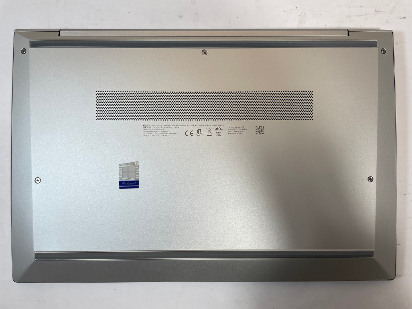HP ELITEBOOK 840 G7 14" Laptop Core i7 10510U 256GB 8GB NVMe WIN11P -Very Good