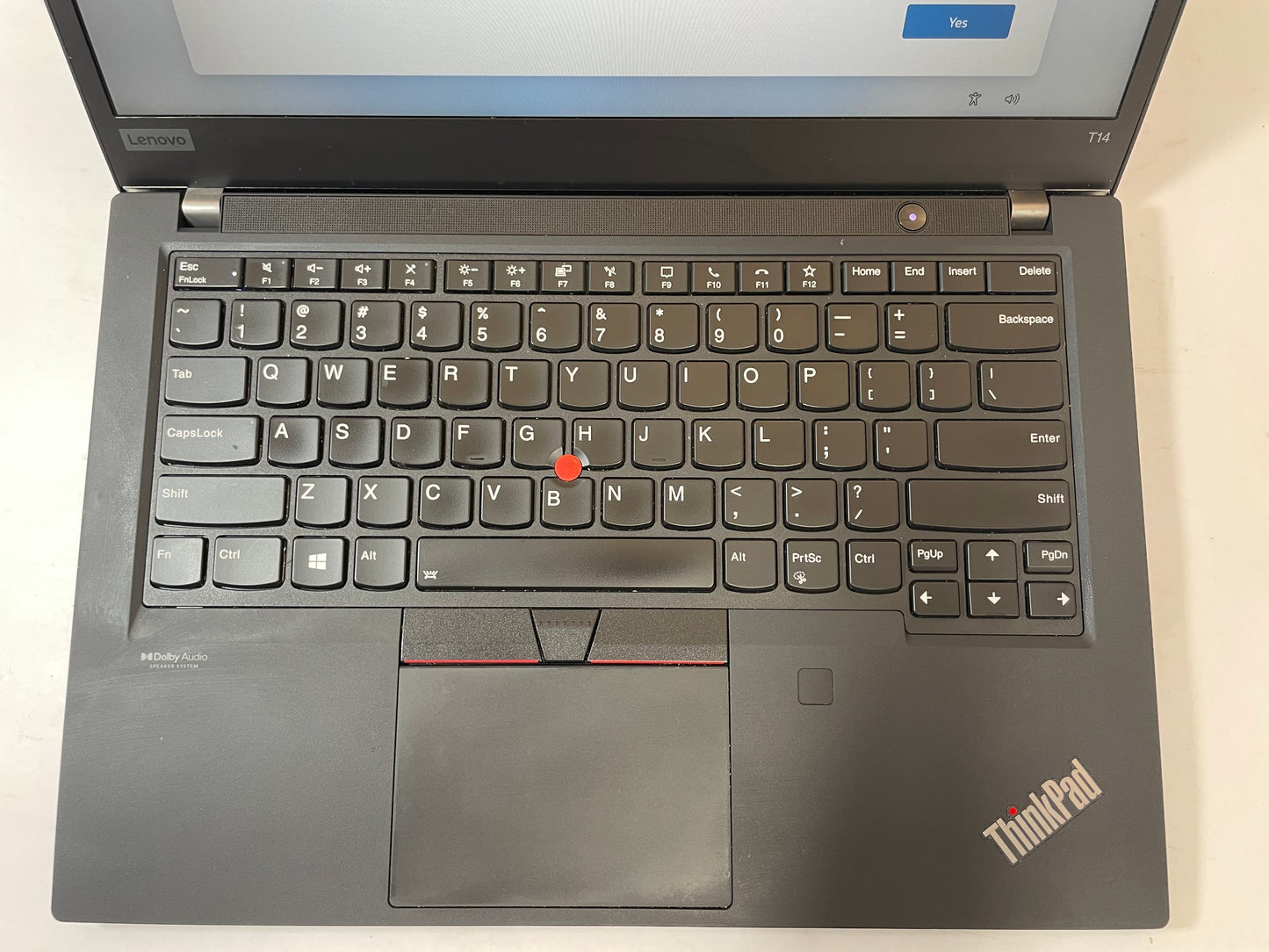 LENOVO THINKPAD T14 GEN 2 14" Laptop Core i5 1135G7 256GB 16GB WIN11P -Very Good