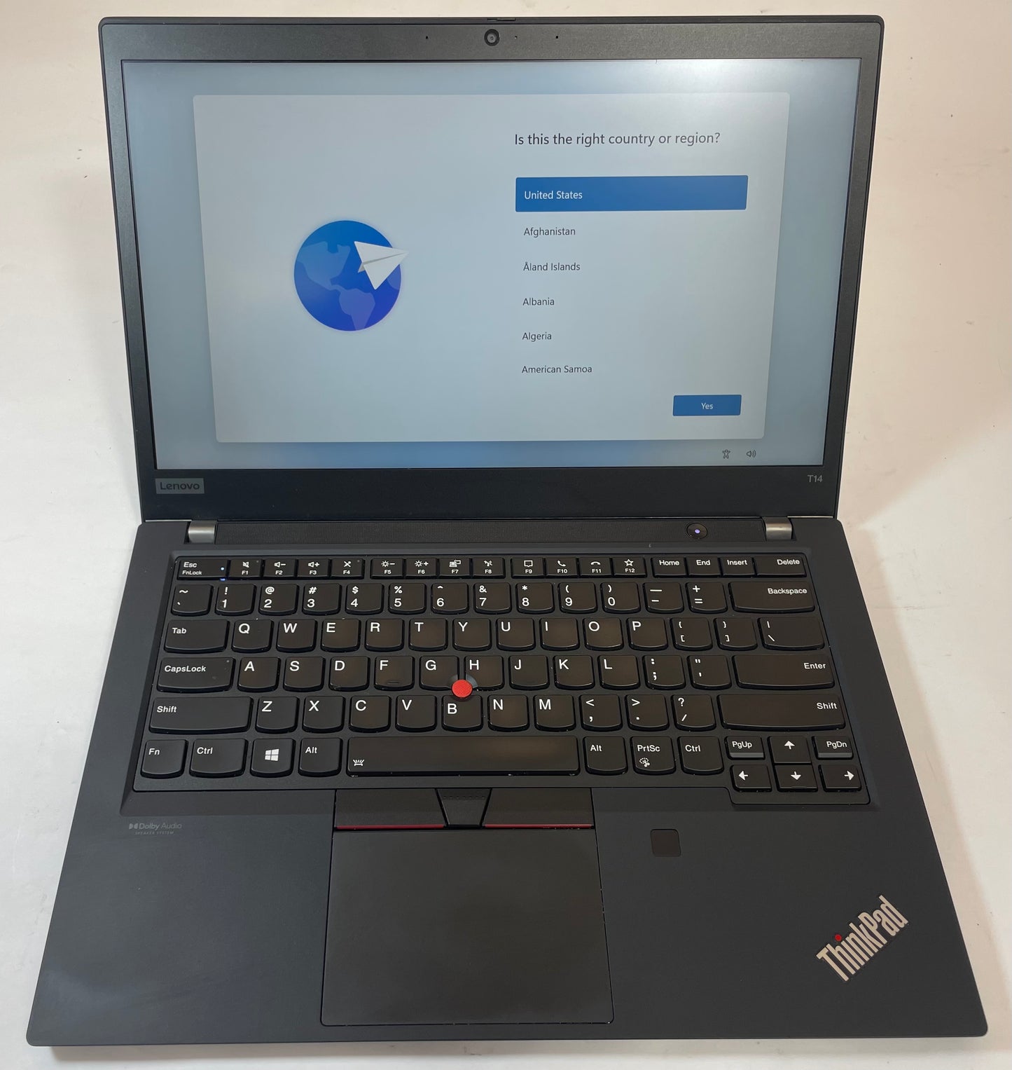 LENOVO THINKPAD T14 GEN 2 14" Laptop Core i5 1135G7 256GB 8GB WIN11P -Very Good