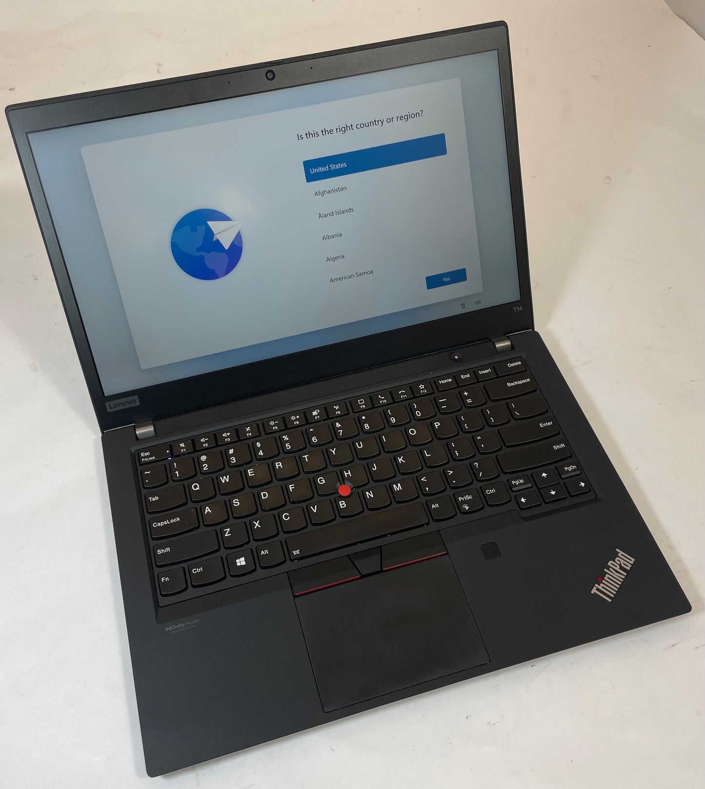 LENOVO THINKPAD T14 GEN 2 14" Laptop Core i5 1135G7 256GB 8GB WIN11P -Very Good