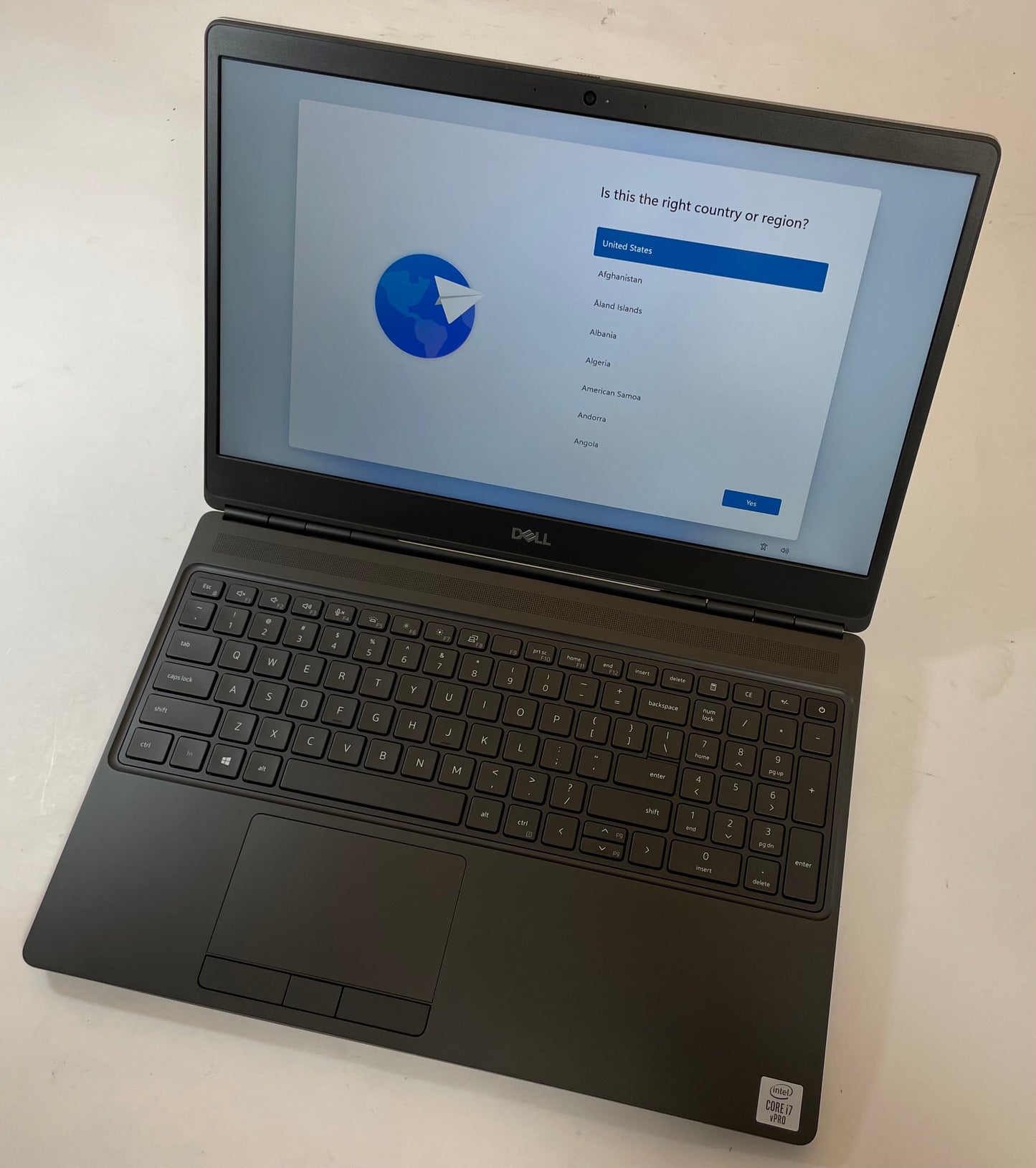 DELL PRECISION 7550 15" Laptop Core i7 10850H 512GB 32GB SSD Windows 11 Pro-READ