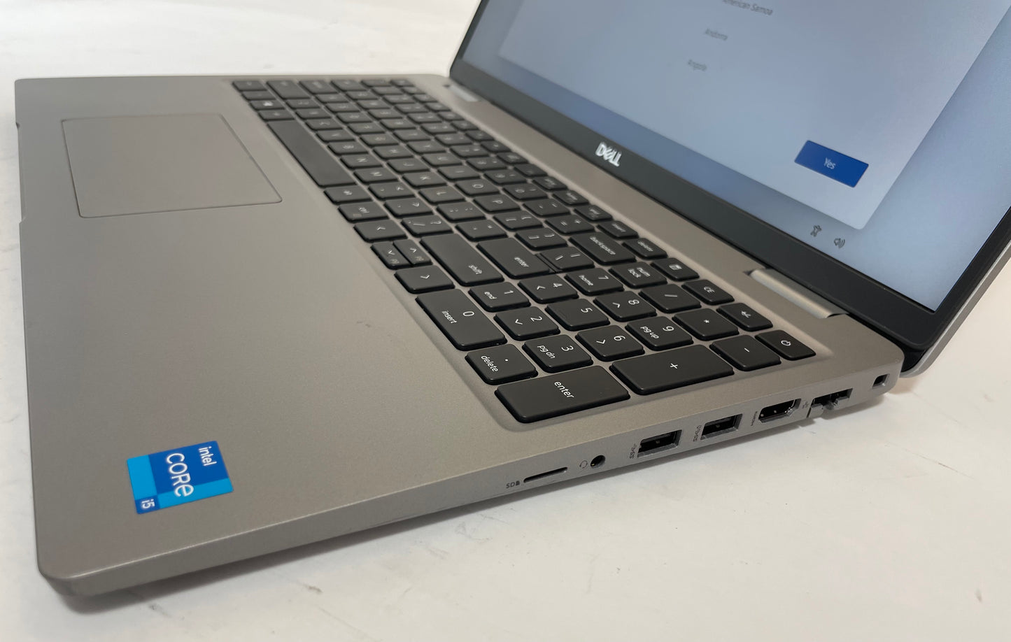 DELL PRECISION 3560 15" Laptop Core i5 1145G7 256GB 32GB NVMe Windows 11 Pro