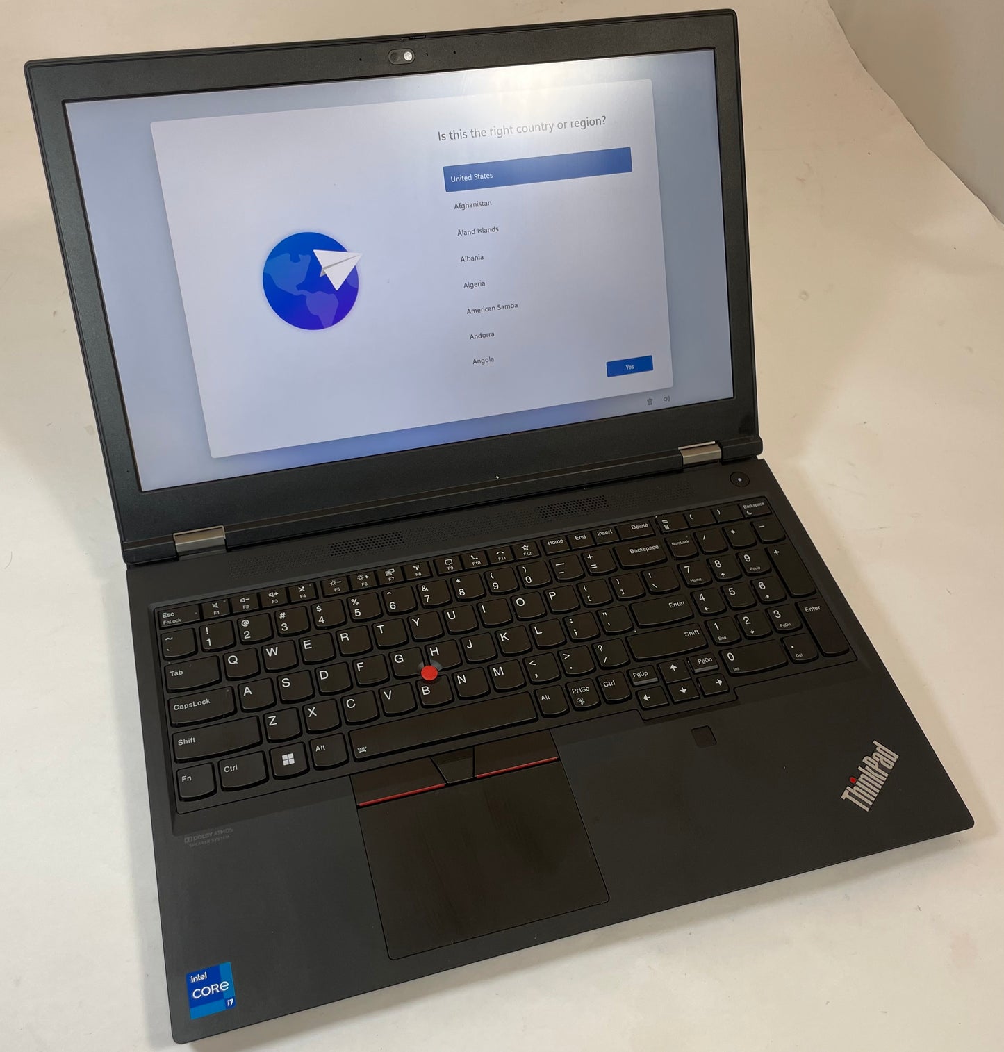 LENOVO THINKPAD P15 GEN 2 15.6" Laptop Core i7 11800H 512GB 32GB SSD WIN11P-Good