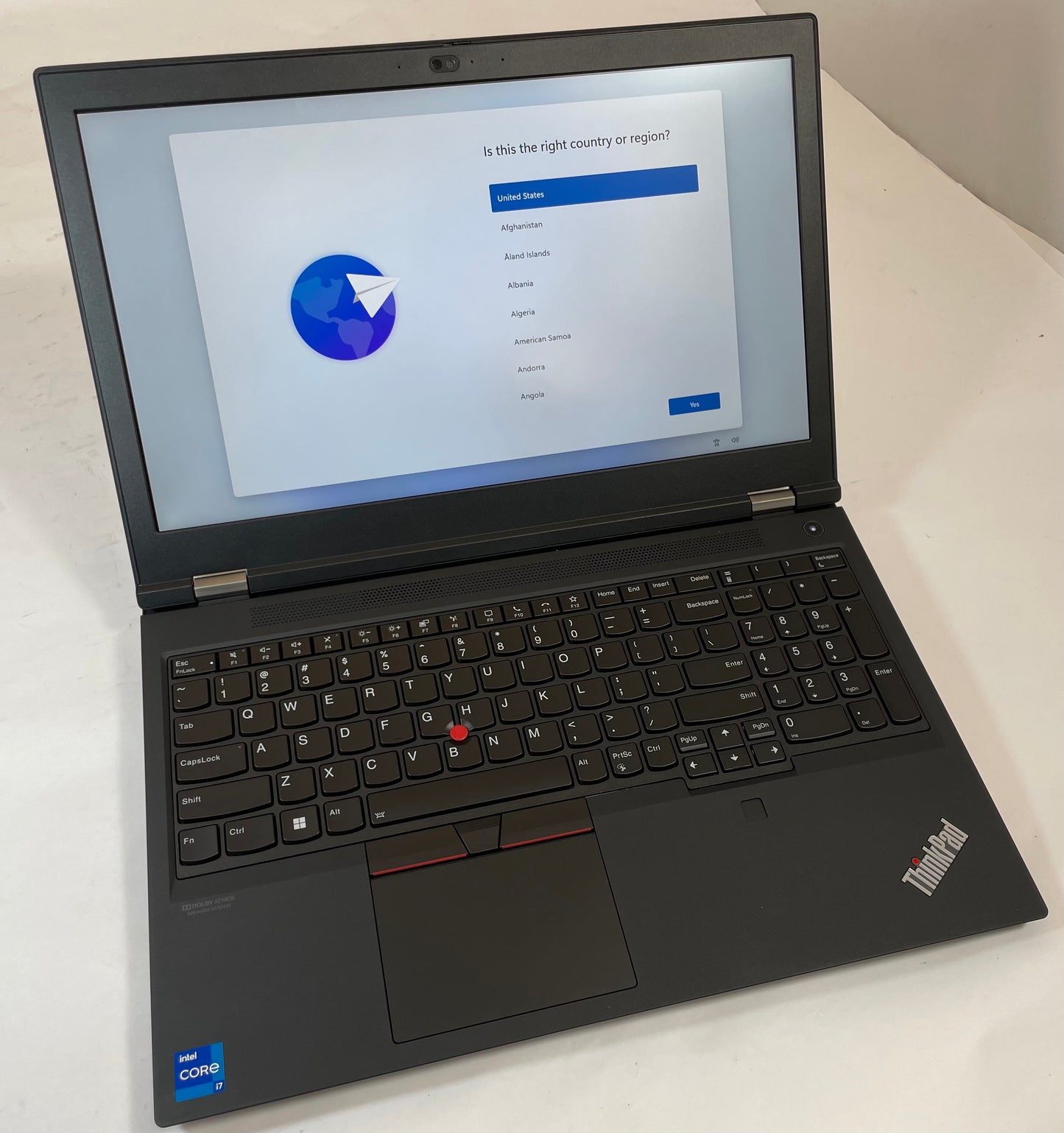 LENOVO THINKPAD P15 GEN 2 15.6" Laptop Core i7 11800H 512GB 32GB WIN11-Very Good