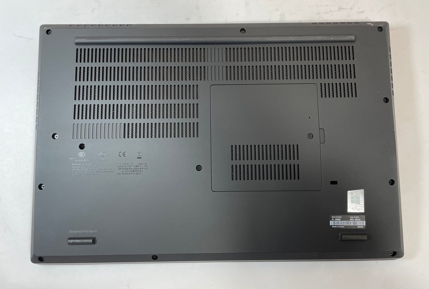 LENOVO THINKPAD P15 GEN 2 15.6" Laptop Core i7 11800H 512GB 32GB WIN11-Very Good