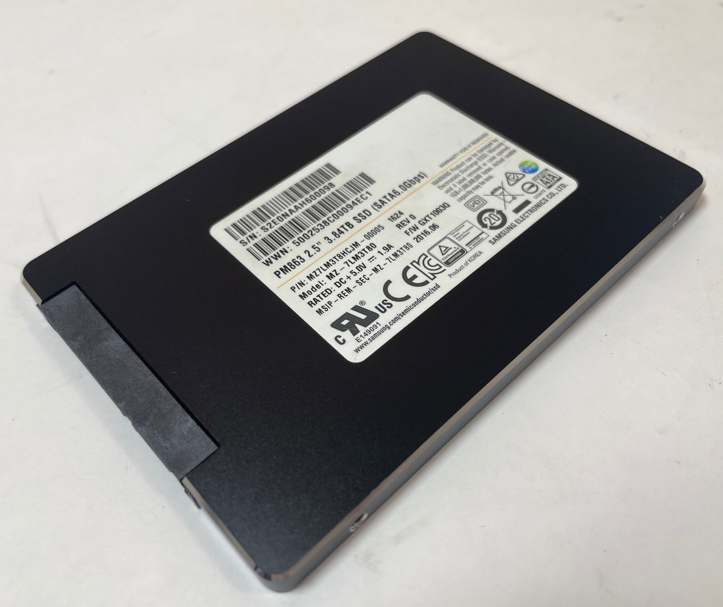 SAMSUNG MZ-7LM3T80 3.84TB 2.5" SSD SATA