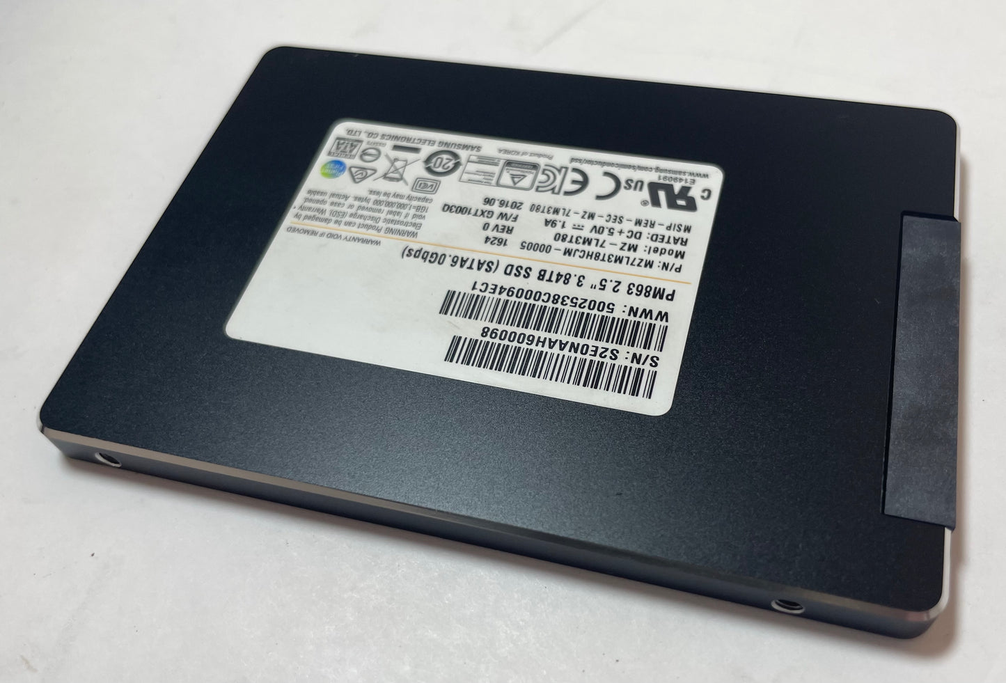 SAMSUNG MZ-7LM3T80 3.84TB 2.5" SSD SATA