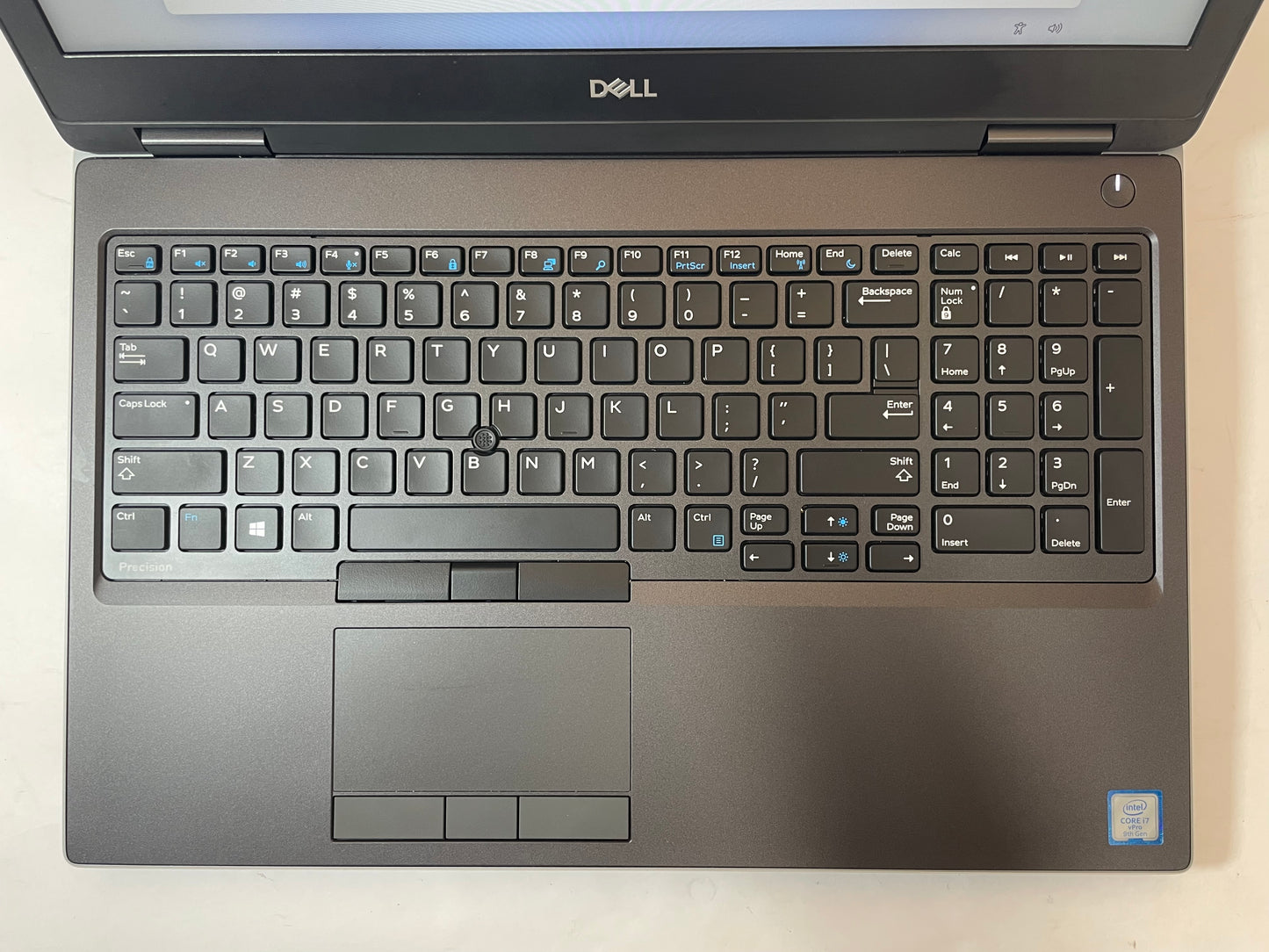 DELL PRECISION 7540 15" Laptop Core i7 9850H 32GB 512GB NVMe Windows 11 -Good