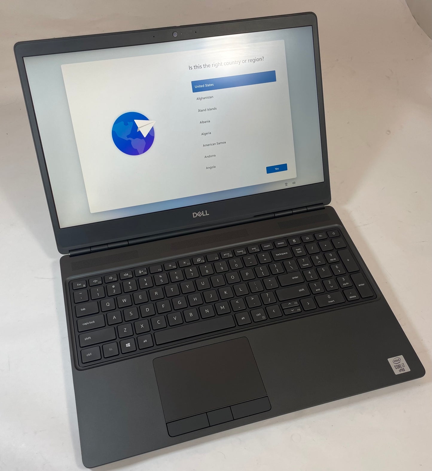 DELL PRECISION 7550 15" Laptop Core i7 10850H 32GB 512GB SSD Windows 11 -Good