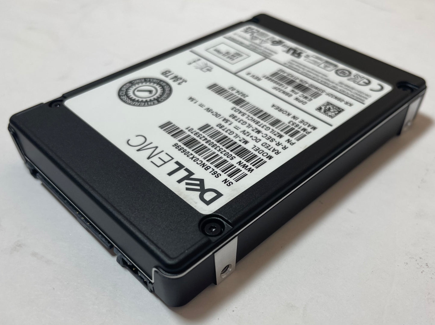DELL EMC SAMSUNG MZ-ILG3T80 2.5" 3.84TB SAS SSD -Excellent