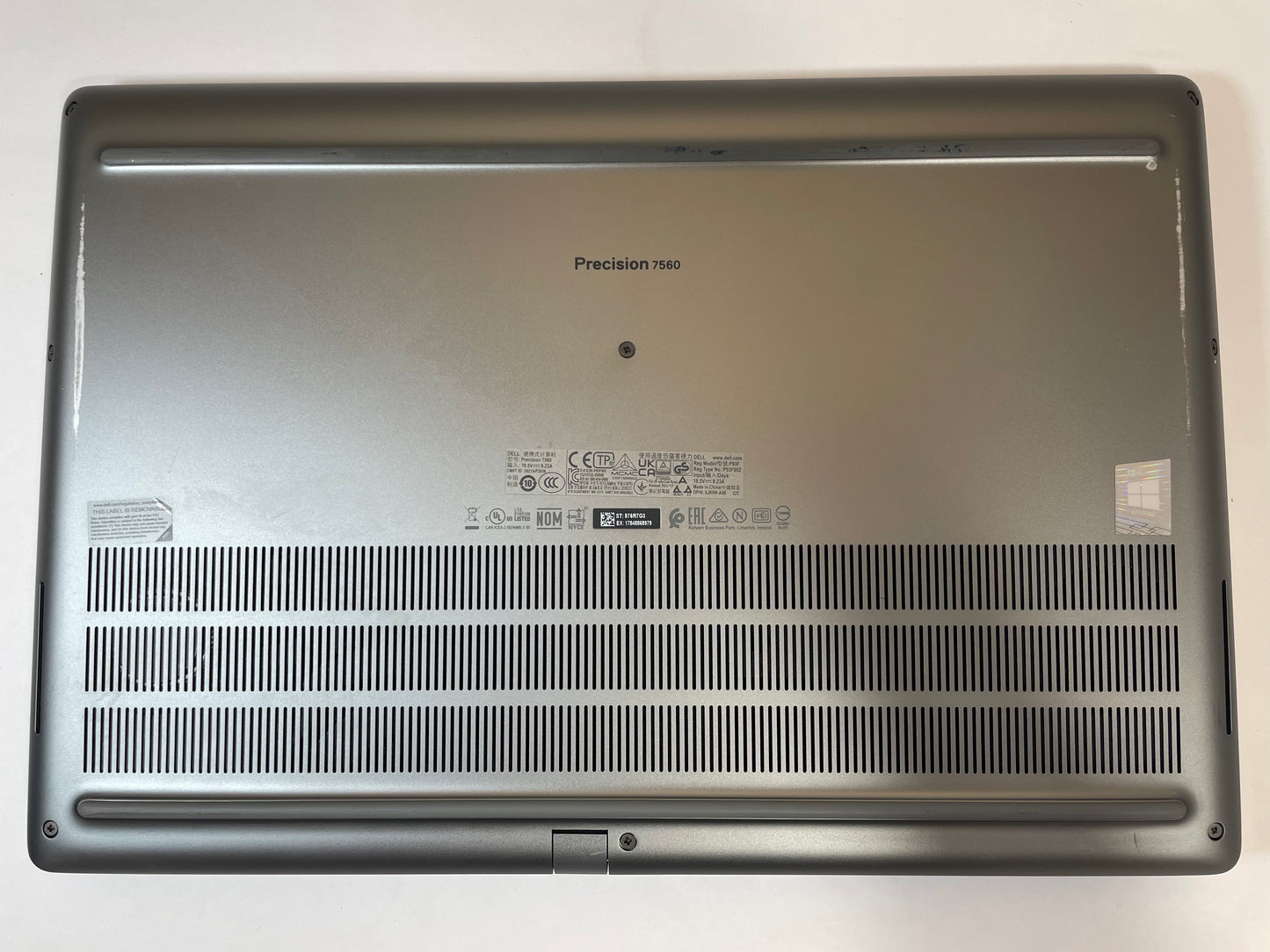 DELL PRECISION 7560 15" Laptop Core i7 11850H 64GB 512GB NVMe Windows 11