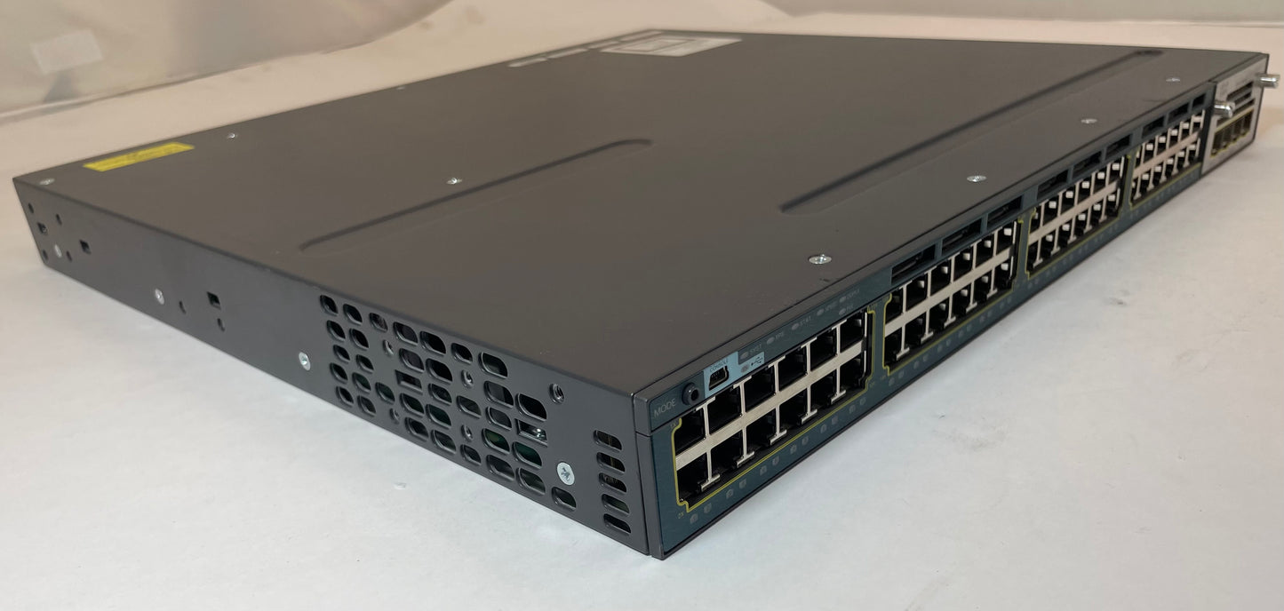 CISCO Catalyst 3560-X Series 48-Port Ethernet Switch WS-C3560X-48P-L V06 -Good