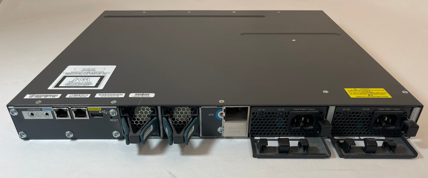 CISCO Catalyst 3560-X Series 48-Port Ethernet Switch WS-C3560X-48P-L V06 -Good
