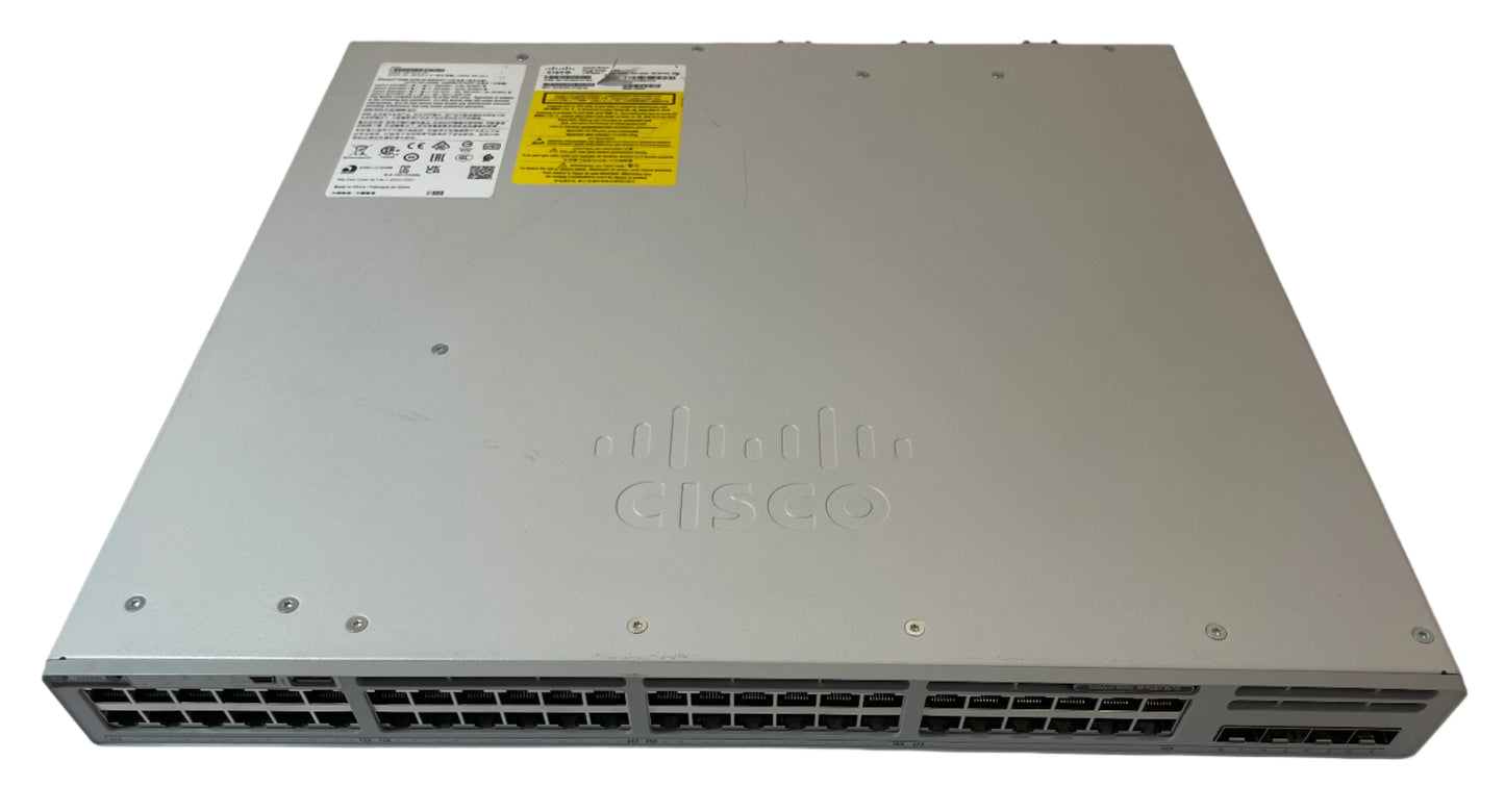 CISCO Catalyst 9300L Series 48-Port Ethernet Switch C9300L-48P-4G-E V01 -Good