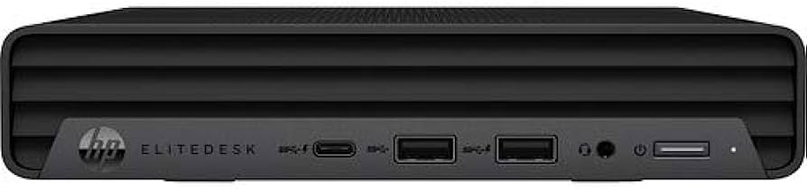 HP ELITEDESK 800 G6 Desktop Mini Core i5 10500T 16GB 256GB NVMe WIN11 -Very Good