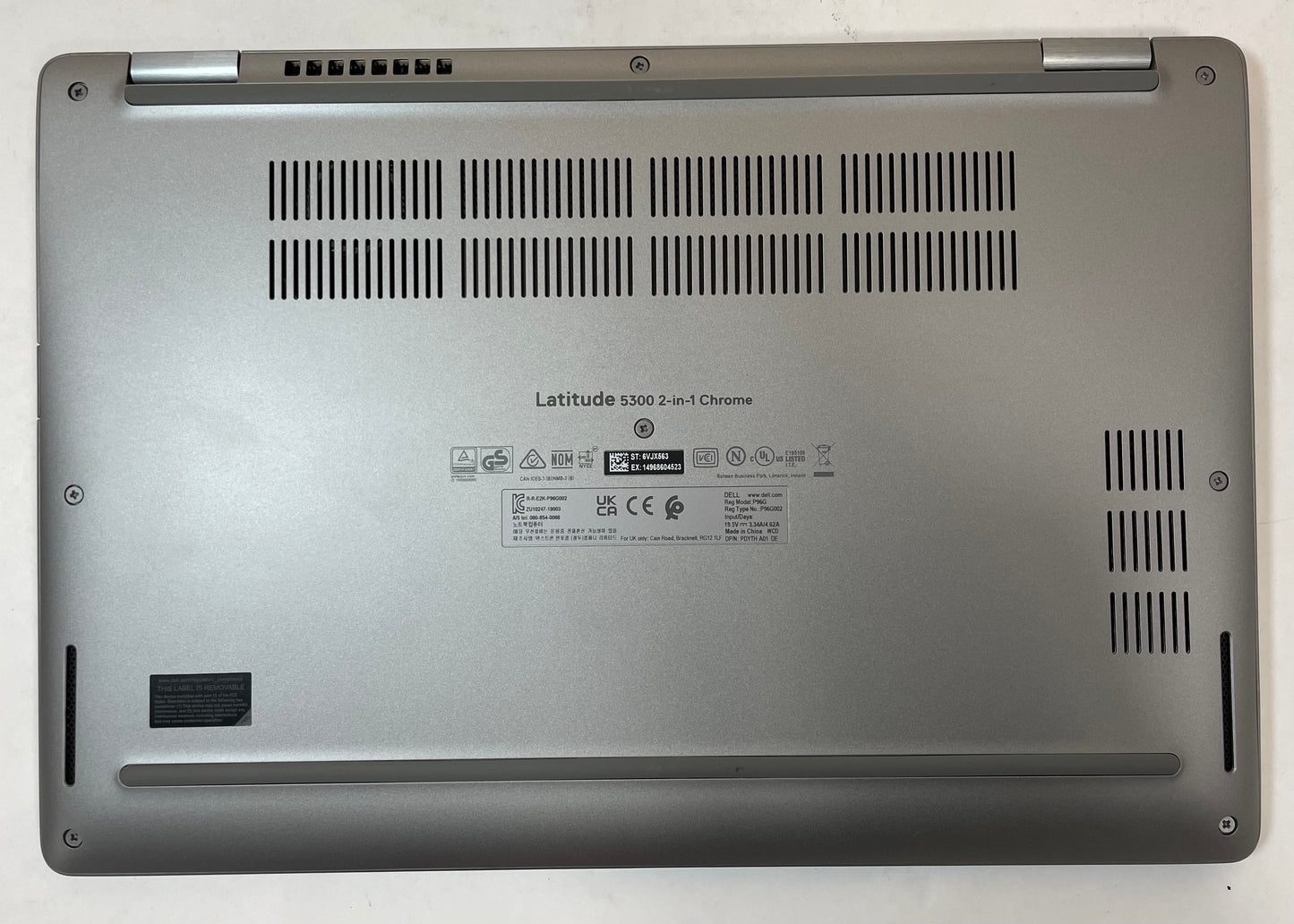 DELL LATITUDE 5300 2-IN-1 CHROMEBOOK 13" i5-8365U 8GB 256GB Chrome OS -Excellent