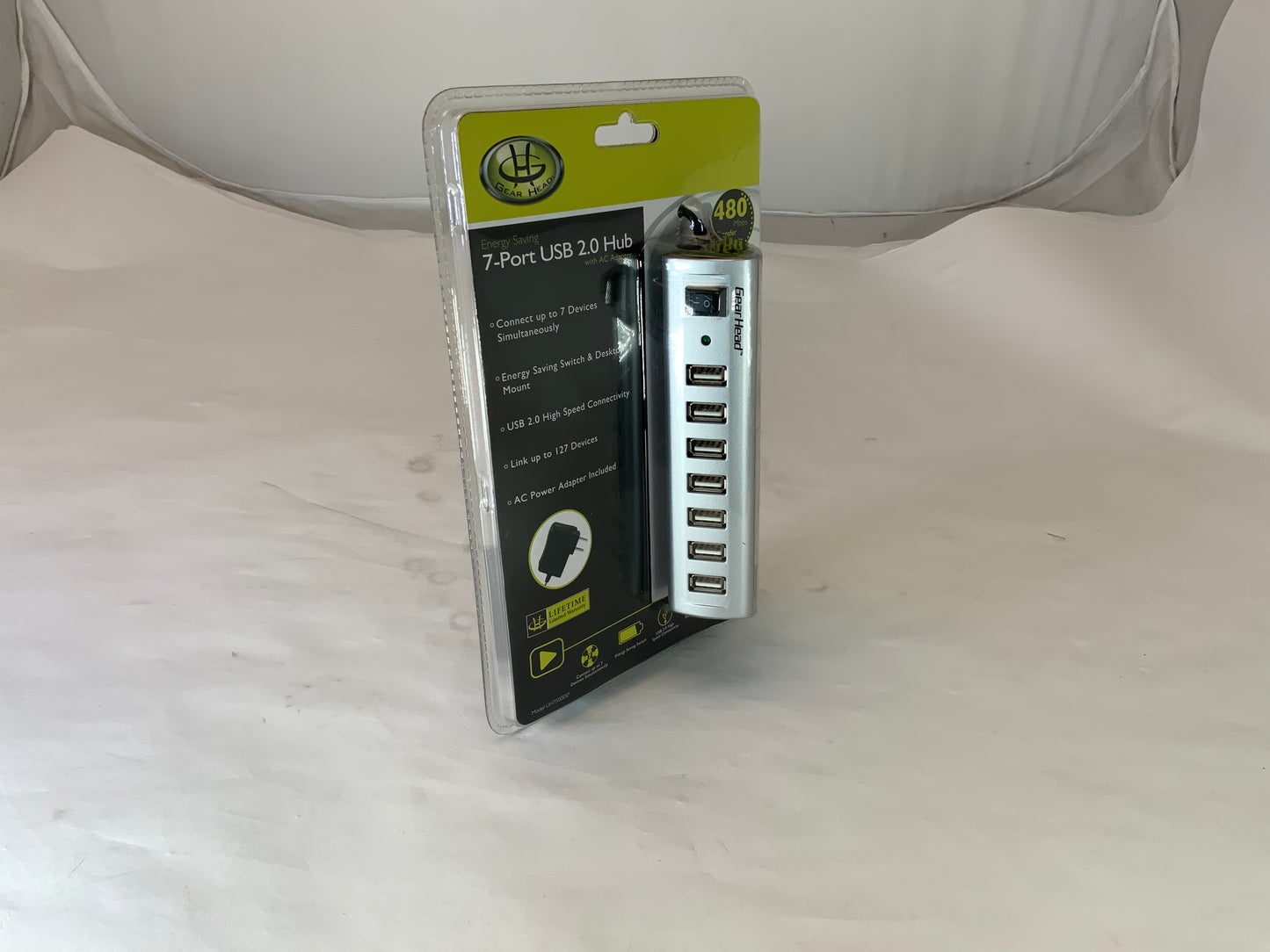 GearHead UH7500ESP 7 Port USB Hub