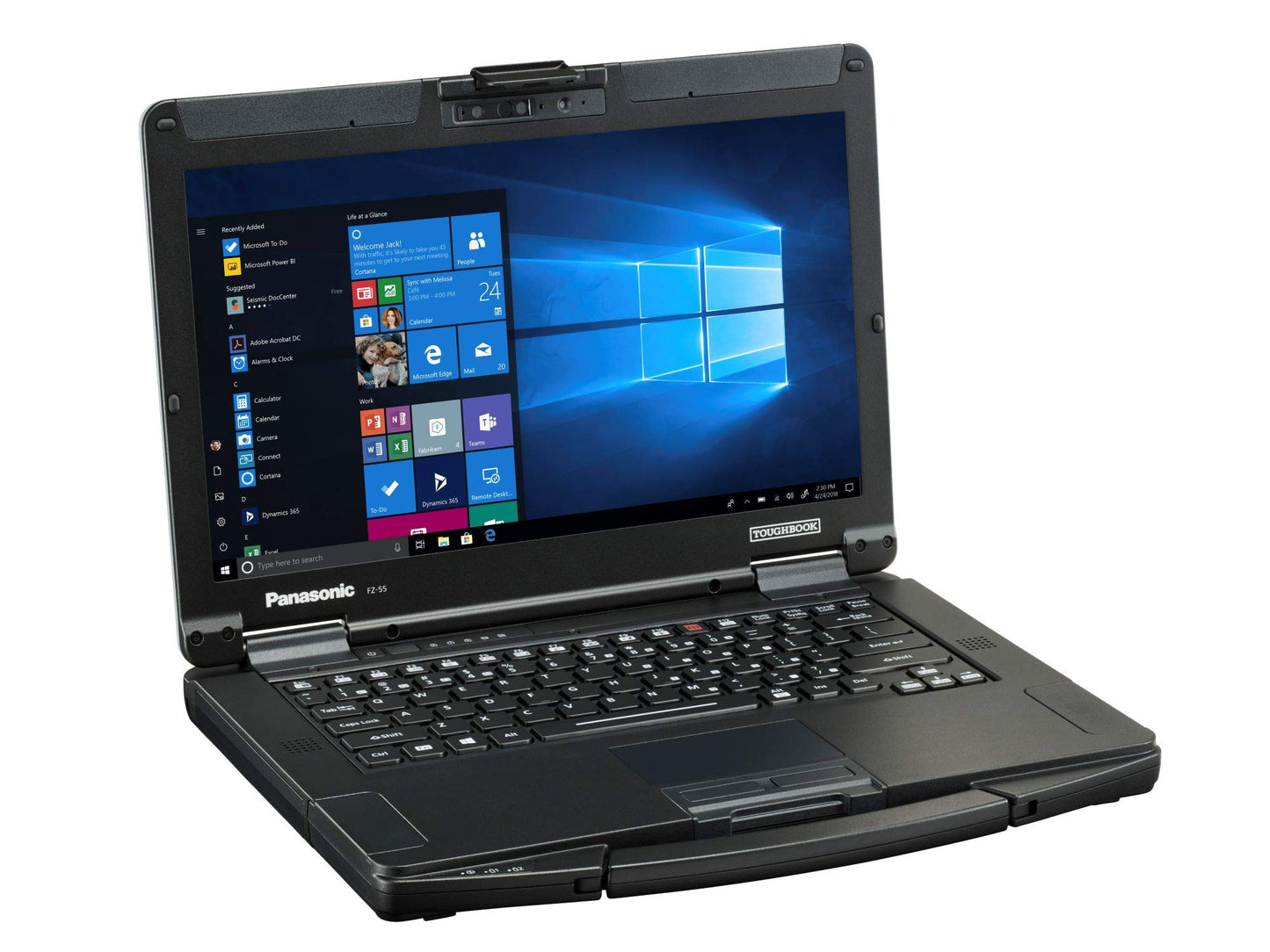 PANASONIC TOUGHBOOK FZ-55 14" Touchscreen Core i5-8365U 512GB 16GB Windows 11 -See Photos