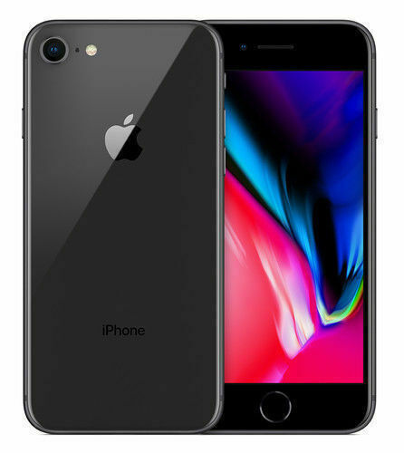 APPLE iPhone 8 A1863 64GB Black/Gray iOS 16 Unlocked -Very Good