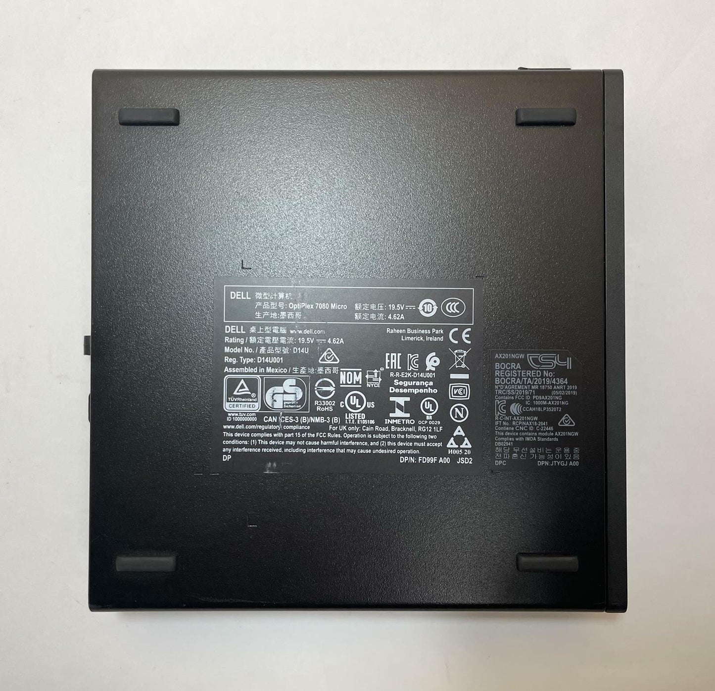 DELL OPTIPLEX 7080 MFF Core i5 10500T 16GB 256GB NVMe Windows 11 -Very Good