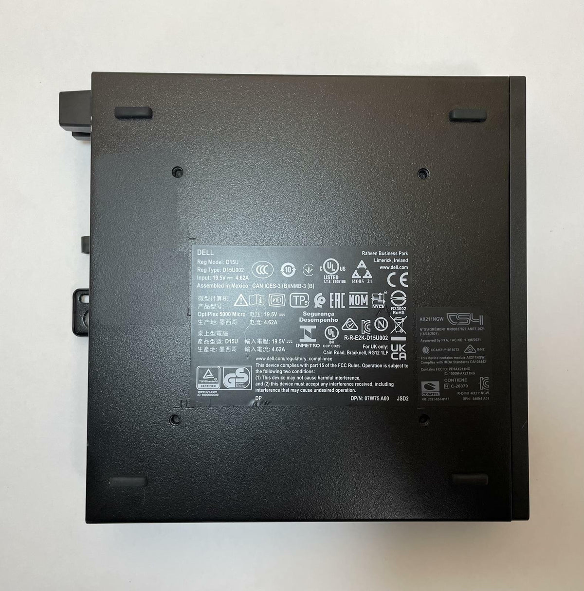 DELL OPTIPLEX 5000 MFF Core i5-12500T 16GB 256GB NVMe Windows 11 -Good