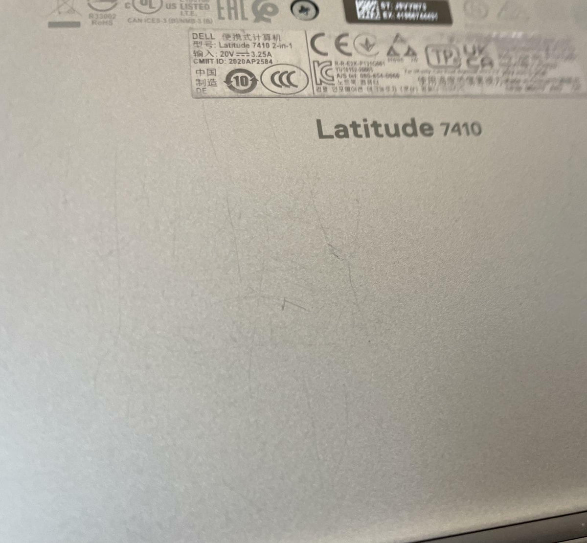 DELL LATITUDE 7410 2in1 14" Touch Laptop i5 10310U 16GB 256GB Win11 -Very Good