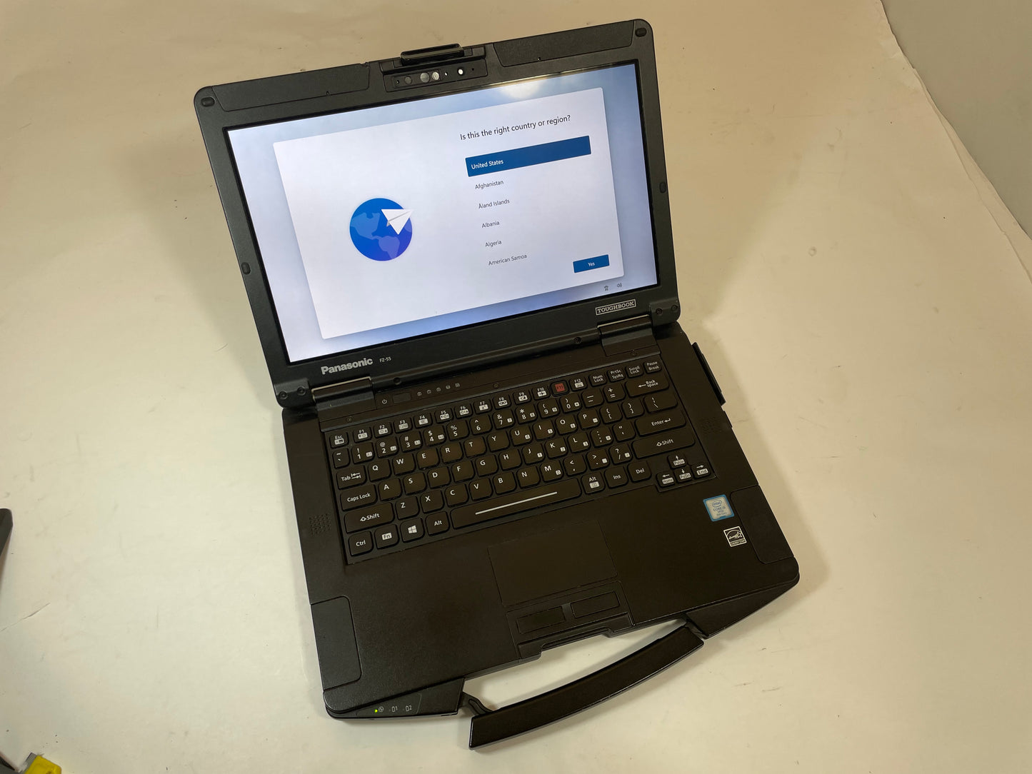PANASONIC TOUGHBOOK FZ-55 14" Touchscreen Core i5-8365U 512GB 16GB Windows 11 -See Photos