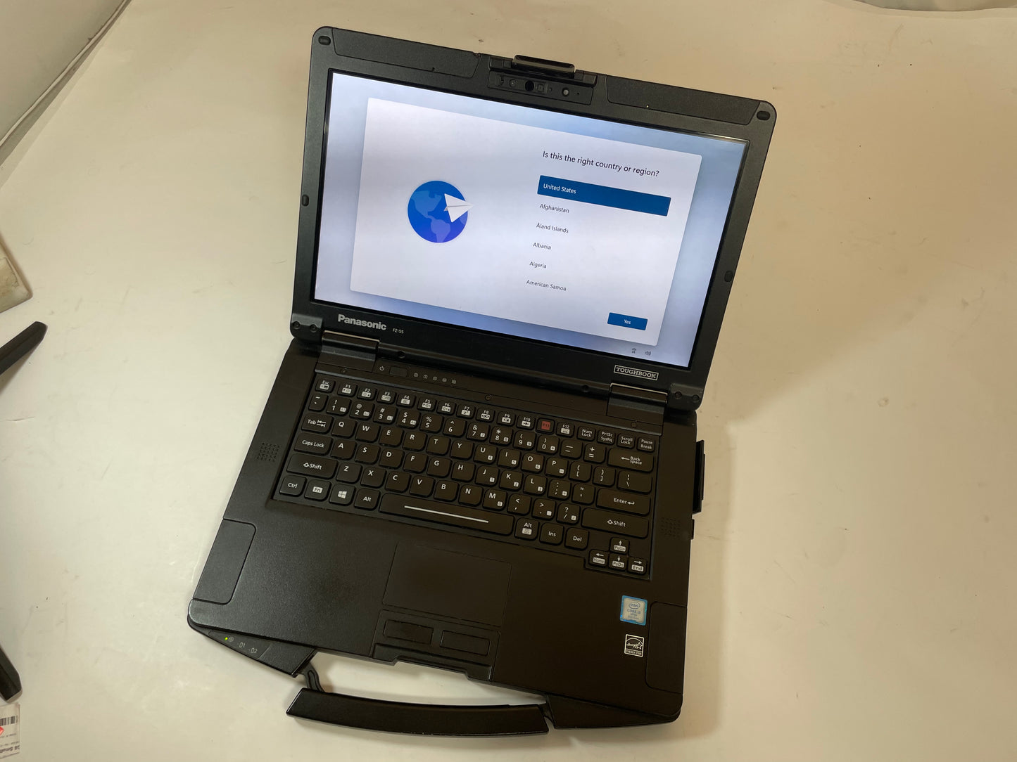 PANASONIC TOUGHBOOK FZ-55 14" Touchscreen Core i5-8365U 512GB 16GB Windows 11 -See Photos