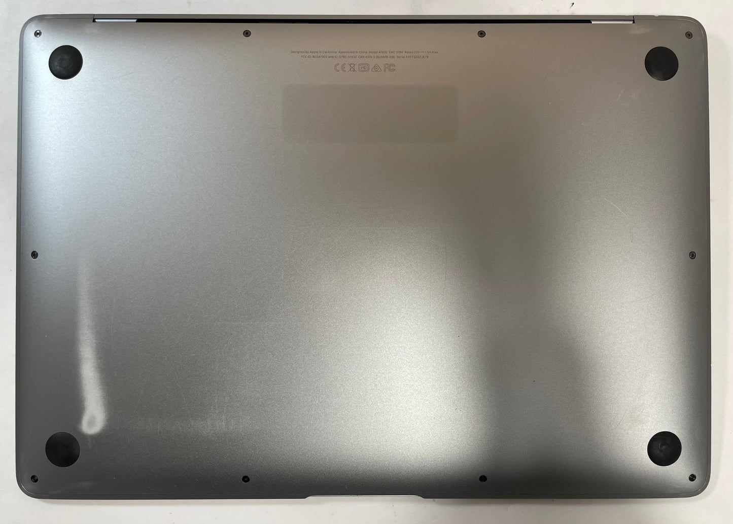 APPLE MacBook Air A1932 2018 13" i5 8210Y 256GB 8GB SSD Gray Sonoma -SEE PHOTOS