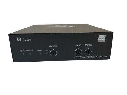 TOA Corporation AV-60S-AM Power Amplifier -Excellent