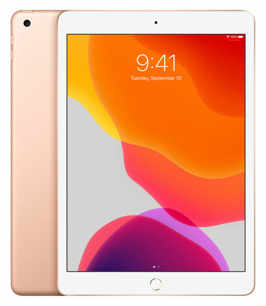 APPLE iPad 7th Gen A2197 10.2" 32GB 3GB Rose Gold WiFi Only iOS -Very Good
