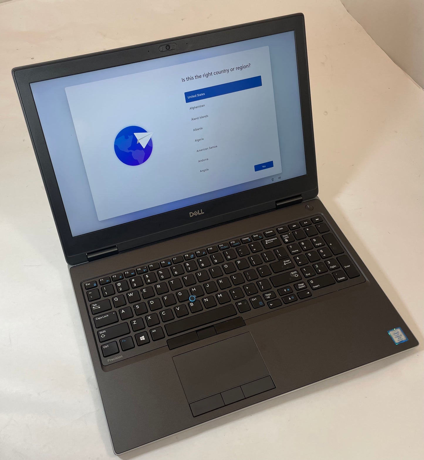 DELL PRECISION 7540 15" Laptop Core i7 9850H 32GB 500GB NVMe Windows 11