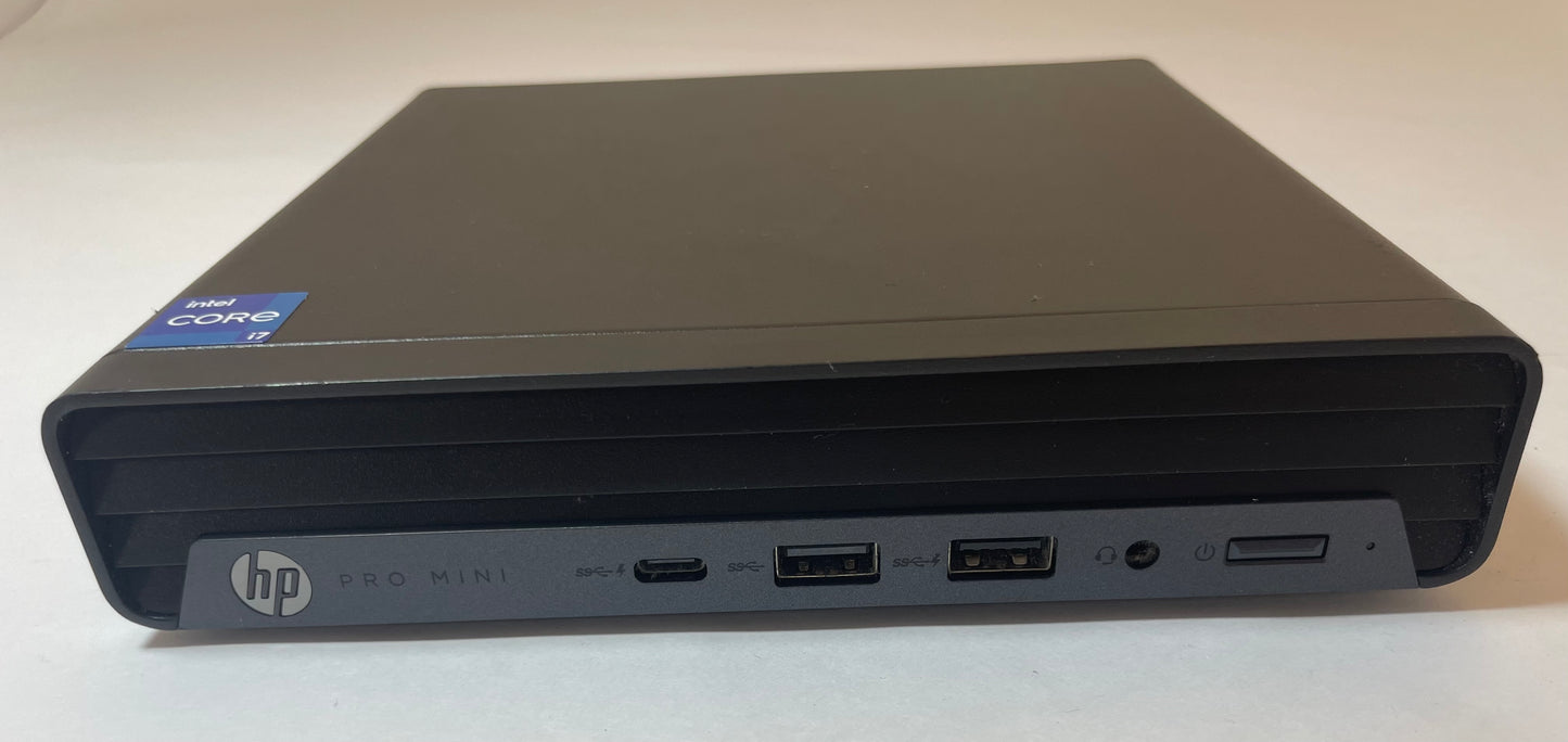 HP Pro Mini 400 G9 Desktop Core i7 12700T 16GB 1TB NVMe Windows 11 -Good