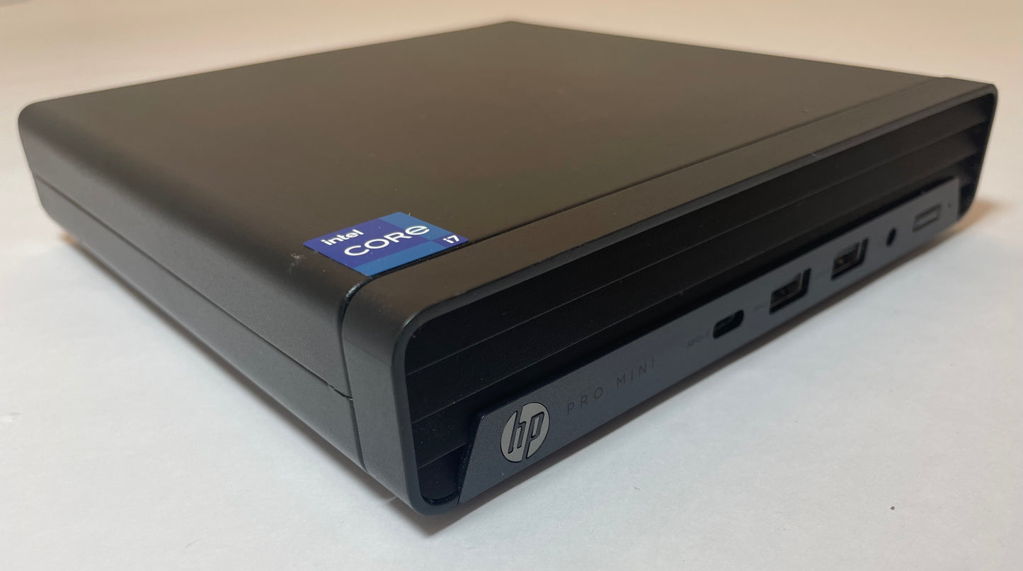 HP Pro Mini 400 G9 Desktop Core i7 12700T 16GB 1TB NVMe Windows 11 -Good