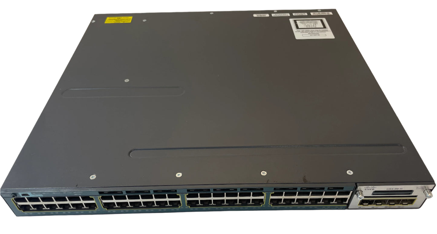 CISCO Catalyst 3560-X Series 48-Port Ethernet Switch WS-C3560X-48P-L V06 -Good