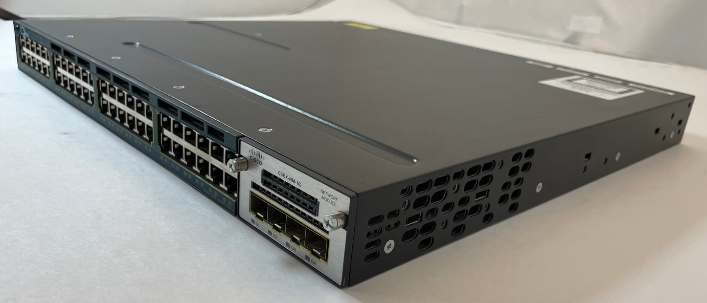 CISCO Catalyst 3560-X Series 48-Port Ethernet Switch WS-C3560X-48P-L V06 -Good