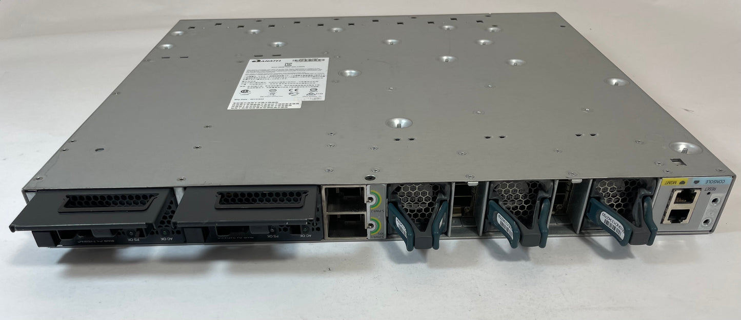 CISCO Catalyst 3850 Series 48-Port Ethernet Switch WS-C3850-48P-S V02 -Very Good