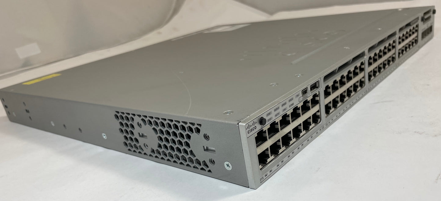 CISCO Catalyst 3850 Series 48-Port Ethernet Switch WS-C3850-48P-S V02 -Good