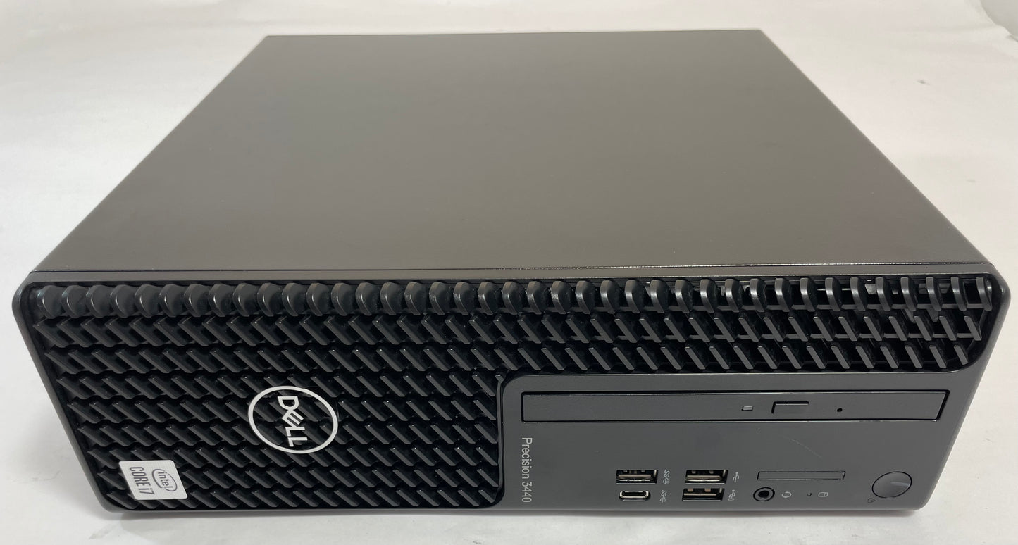 DELL PRECISION 3440 SFF i7-10700 32GB 512GB NVMe WIN11 Quadro P620 -Very Good