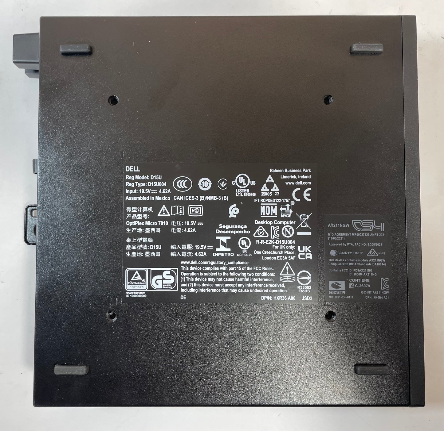 DELL OPTIPLEX MICRO 7010 MFF i5 13500T 32GB 512GB NVMe WIN11 -Read Description