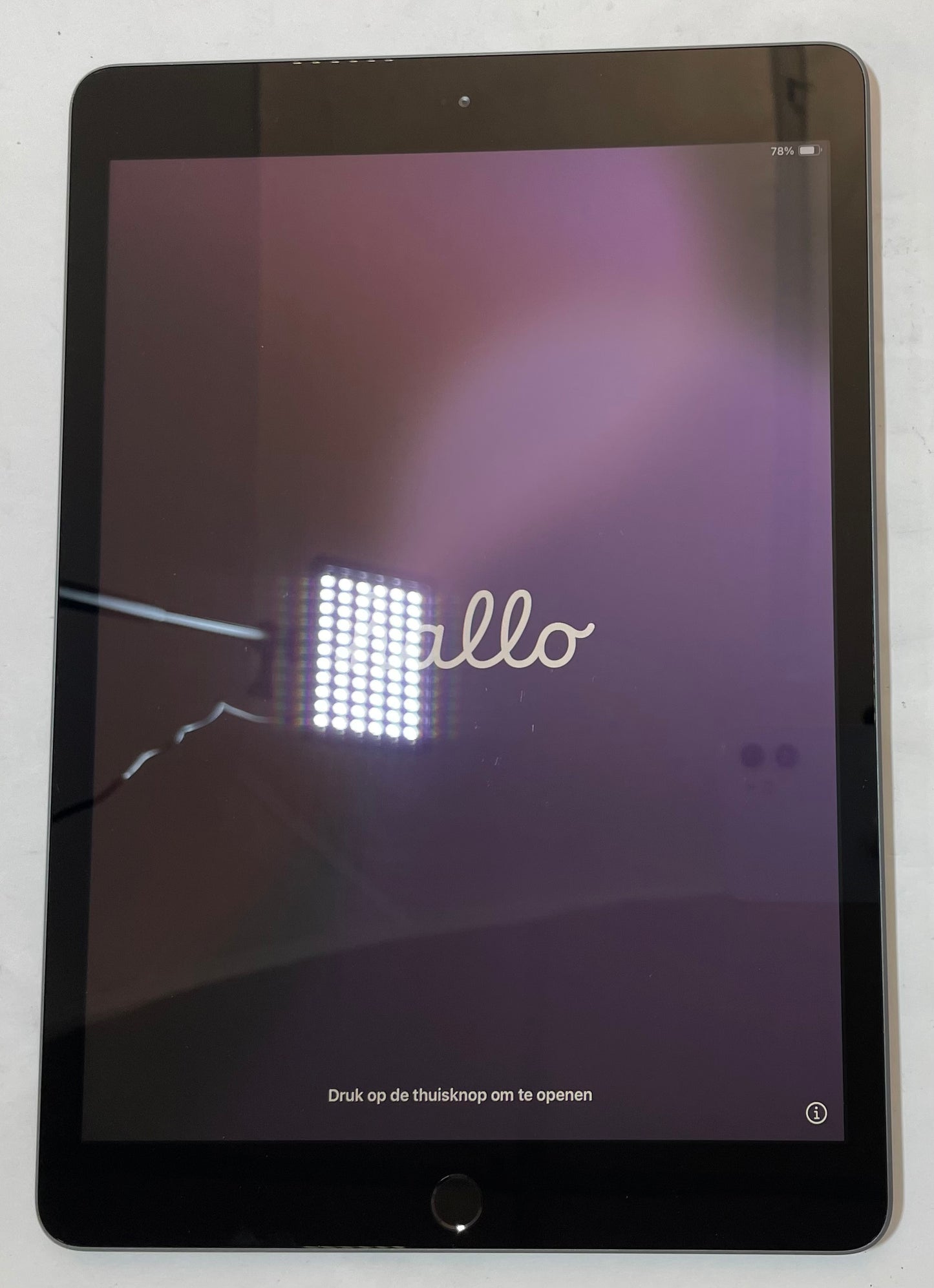 APPLE iPad 7th Gen A2197 10.2" Tablet 128GB WiFi Only Gray iOS -Very Good