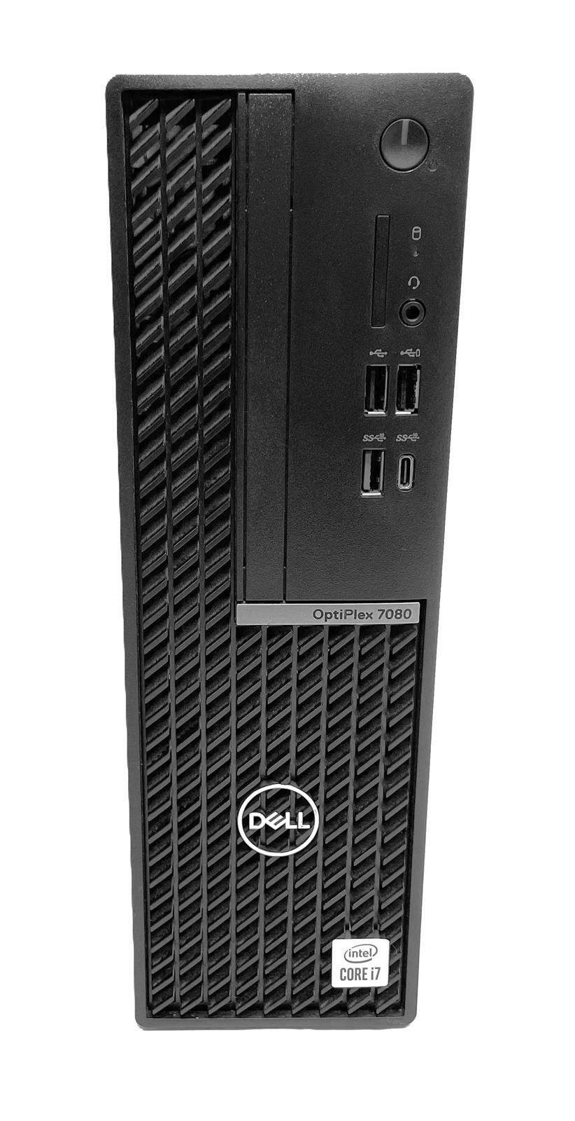 DELL OPTIPLEX 7080 SFF Core i7 10700 16GB 256GB NVMe Windows 11 -Good