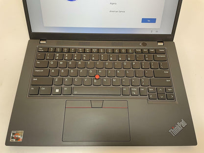 LENOVO THINKPAD L14 GEN 3 14" Laptop Ryzen 5 PRO 5675U 16GB 256GB W11 -Very Good
